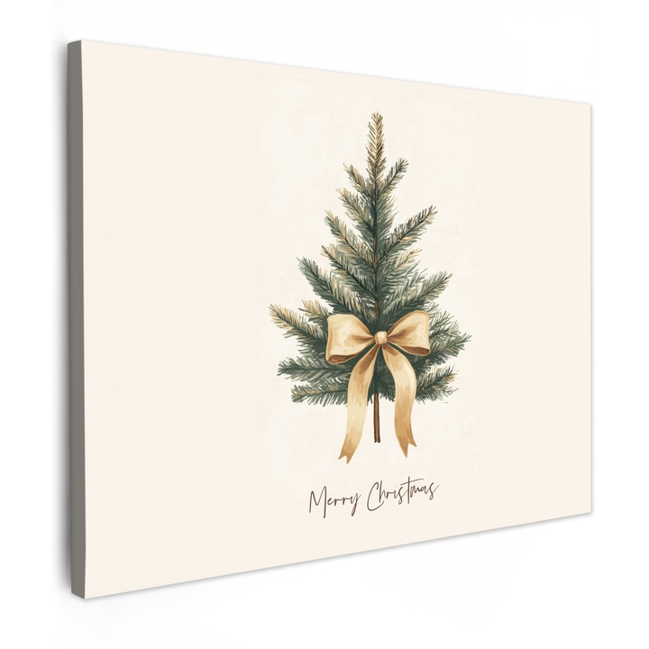 Канава, Абстрактно, Декоративно, За всекидневна, Кухня, Модерно изкуство, Декорация на стени Бежово 80x60 см