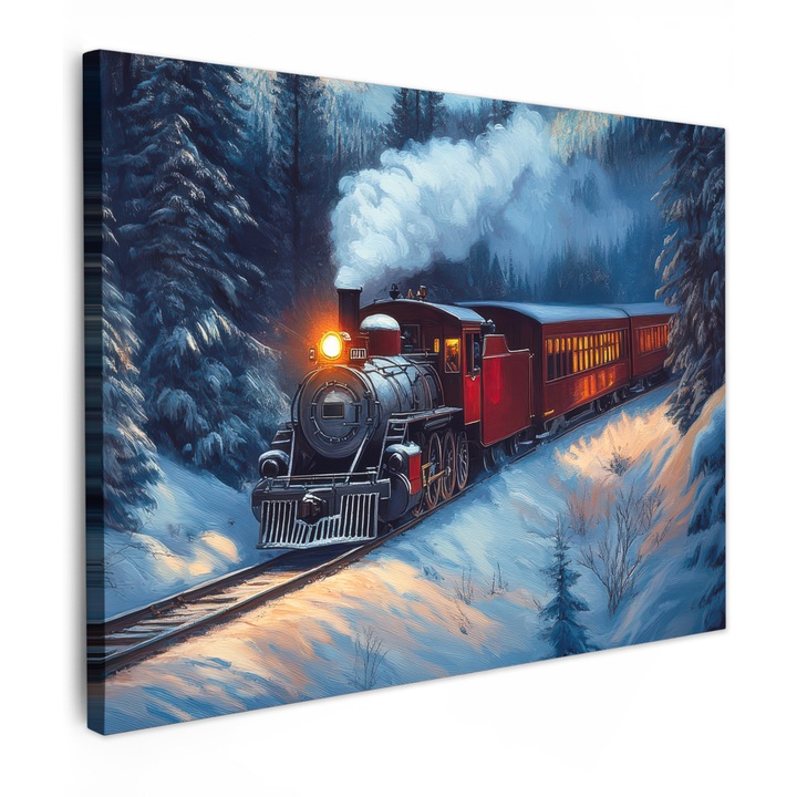 Канава, Абстракт, Декоративен, Хол, Кухня, Модерно изкуство, Декорация на стени, Антрацитно сиво 80x60 см