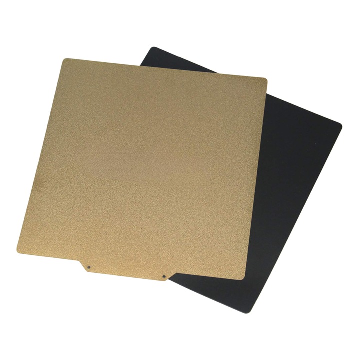 Placa magnetica metalica PEI 23,5x23,5cm pentru imprimante 3D Ender 3/5, flexibila, rezistenta la temperaturi