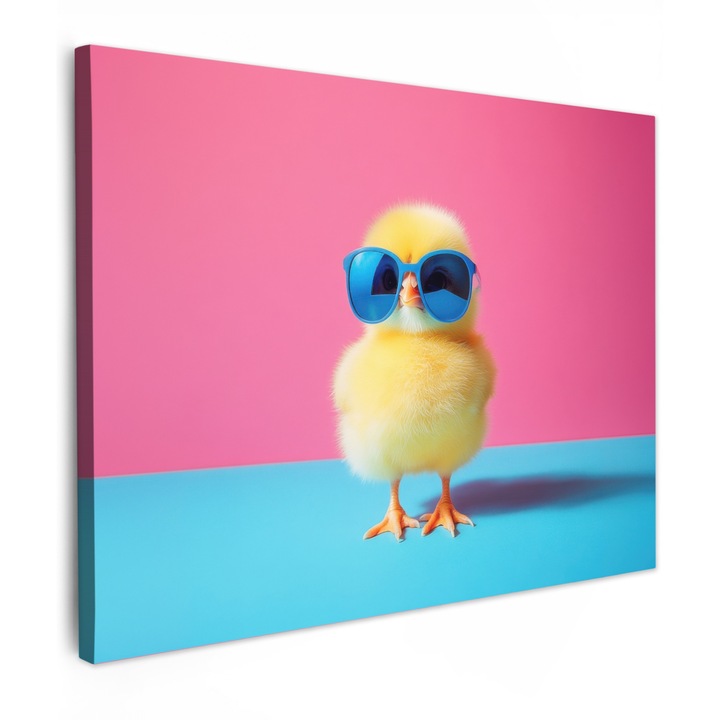 Канава, Абстракт, Декоративен, Хол, Кухня, Модерно изкуство, Декорация на стени Розов 80x60 см