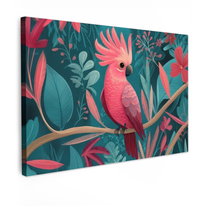 Tablou Canvas, Abstract, Decorative, Living, Bucatarie, Modern Art, Decorarea peretilor Albastru indigo 30x20 cm