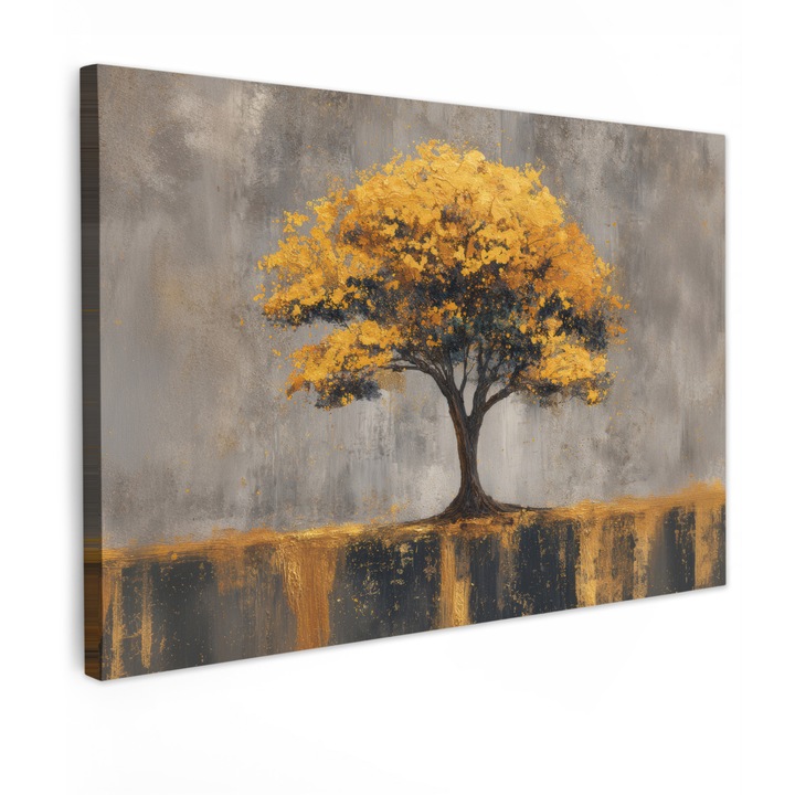 Tablou Canvas, Abstract, Decorative, Living, Bucatarie, Modern Art, Decorarea peretilor Gri 30x20 cm