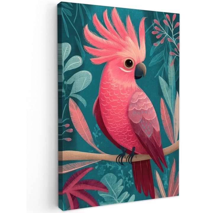 Tablou Canvas, Abstract, Decorative, Living, Bucatarie, Modern Art, Decorarea peretilor Albastru indigo 20x30 cm