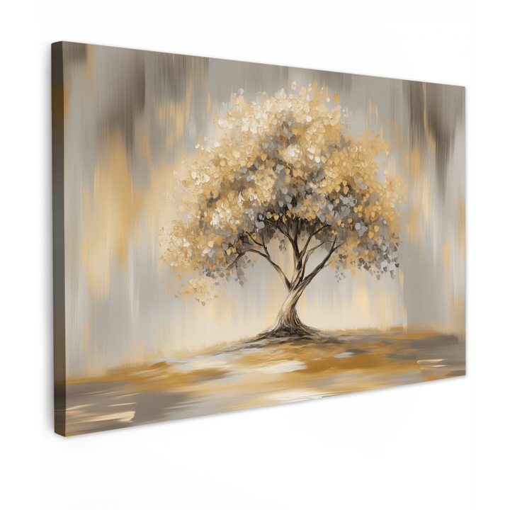 Tablou Canvas, Abstract, Decorative, Living, Bucatarie, Modern Art, Decorarea peretilor Bej 60x40 cm