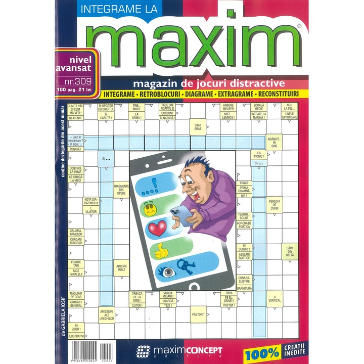 Integrame la Maxim 309 - nivel avansat, editura Maxim