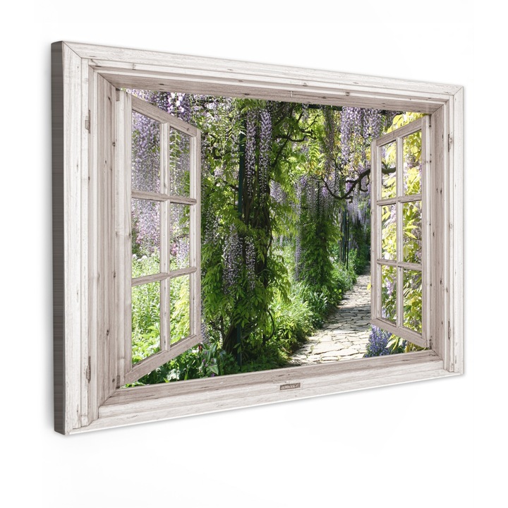 Tablou Canvas, Abstract, Decorative, Living, Bucatarie, Modern Art, Decorarea peretilor Verde 120x80 cm