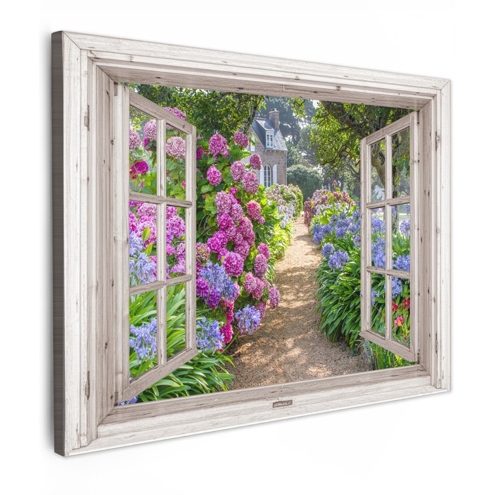 Tablou Canvas, Abstract, Decorative, Living, Bucatarie, Modern Art, Decorarea peretilor Lila 40x30 cm