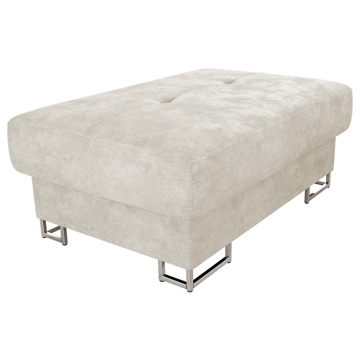 Taburet Alvin, MIRJAN 24, argint, 67x104x42 cm