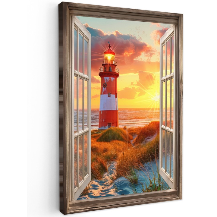 Картина върху платно, Абстрактна, Декоративна, Всекидневна, Кухня, Модерно изкуство, Декорация на стени, Оранжево 20x30 см