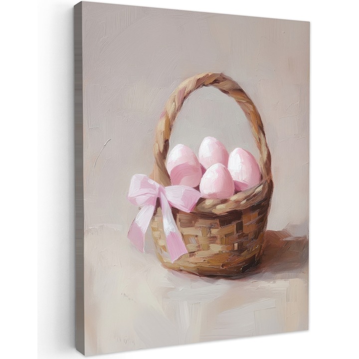 Канава картина, абстрактна, декоративна, за всекидневна, кухня, модерно изкуство, декорация на стена, бежово 30x40 см