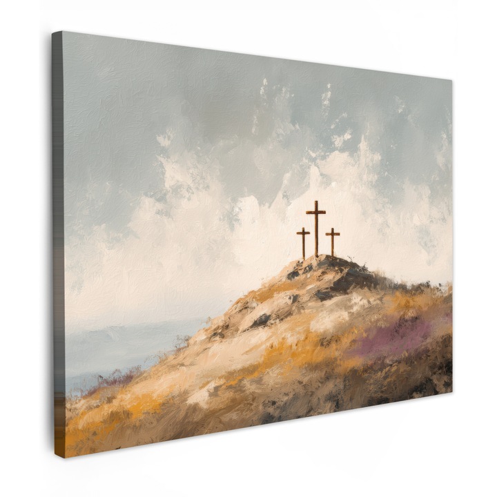 Канава картина, абстрактна, декоративна, всекидневна, кухня, модерно изкуство, декорация за стена, светлосива 80x60 см