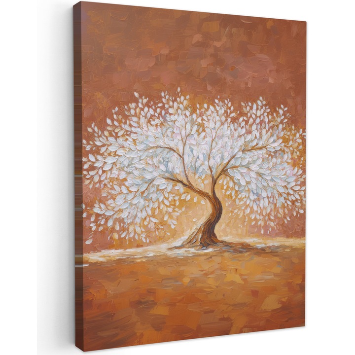 Tablou Canvas, Abstract, Decorative, Living, Bucatarie, Modern Art, Decorarea peretilor Maro 30x40 cm