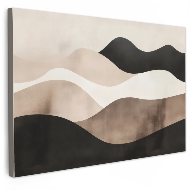 Tablou Canvas, Abstract, Decorative, Living, Bucatarie, Modern Art, Decorarea peretilor Crem 30x20 cm