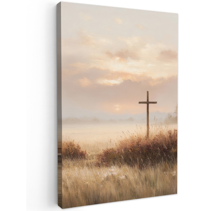 Tablou Canvas, Abstract, Decorative, Living, Bucatarie, Modern Art, Decorarea peretilor Bej 60x90 cm