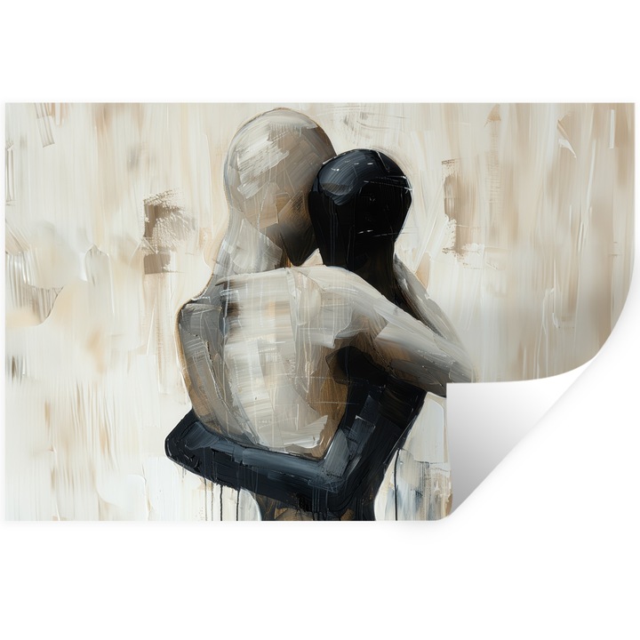 Стикер Декоративен за Стена, Самозалепващ се PVC Винилов Стикер, Всекидневна, Кухня, Модерно Изкуство, Декорация на стени 120x80 см