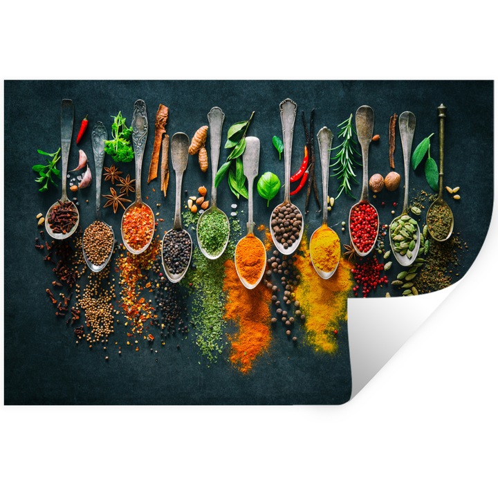 Sticker Decorativ pentru Perete, Autocolant din Vinil PVC Autoadeziv, Living, Bucatarie, Modern Art, Decorarea peretilor 60x40 cm