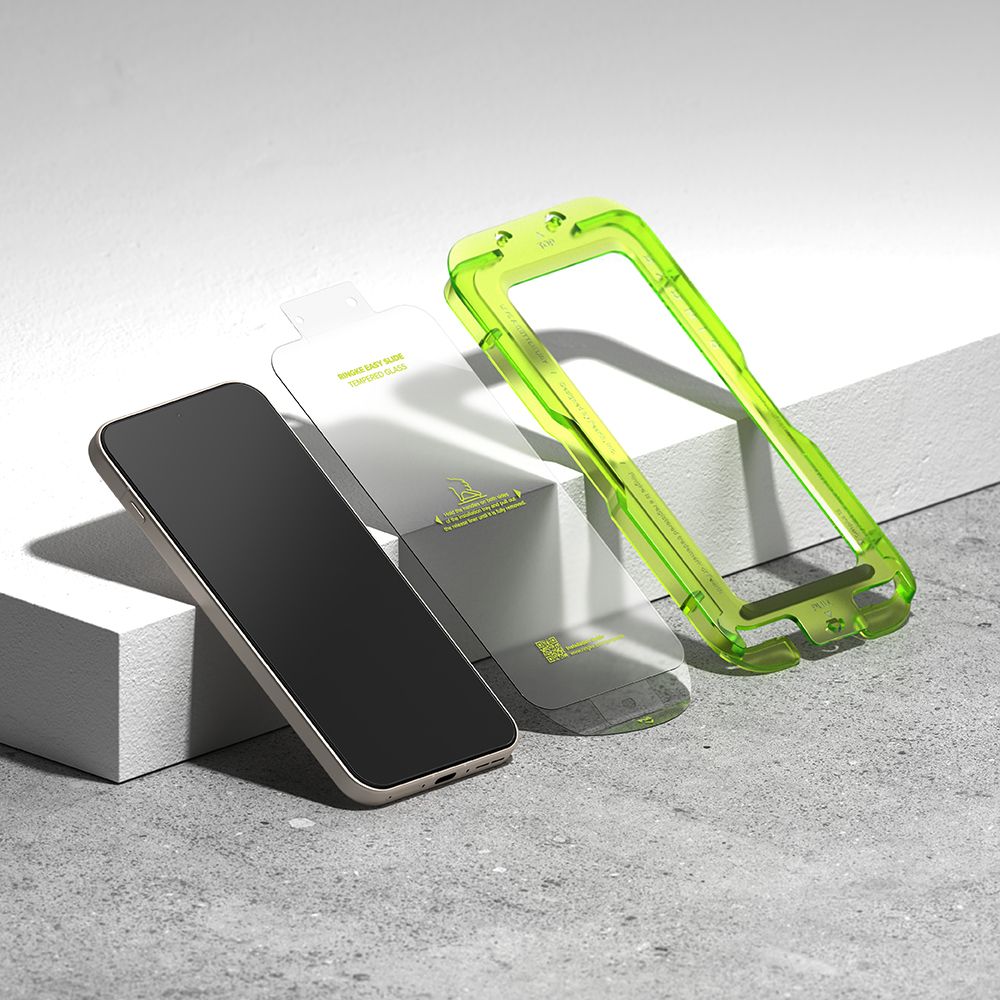 Set 2 folii sticla securizata Ringke Easy Slide, Set montare inclus, compatibile cu OnePlus 15, Transparent