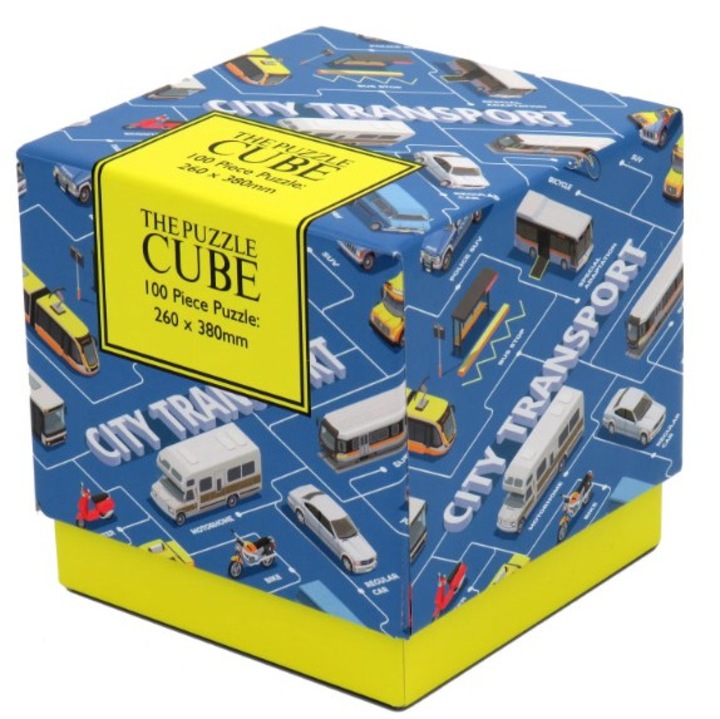 Puzzel 100 piese City Transport – 100 darabos városi közlekedés puzzle