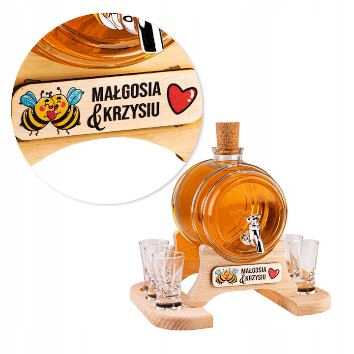 Butoi, SuperButelki, Sticla, Universal, Hobby, 1 l, 1.3 kg, 19 cm, 15 cm, 11 cm, Transparent