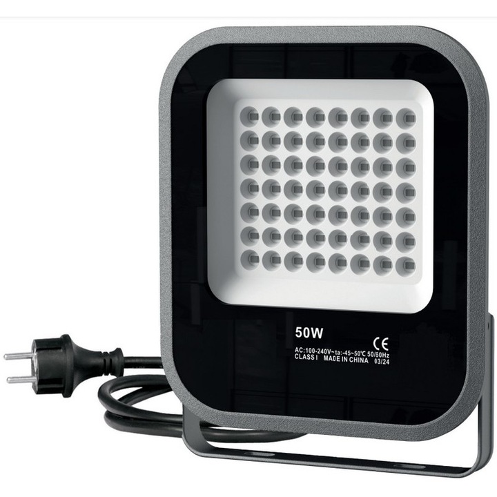 LED прожектор PARTNERSITE, SMD 50W, 50W, компактни размери