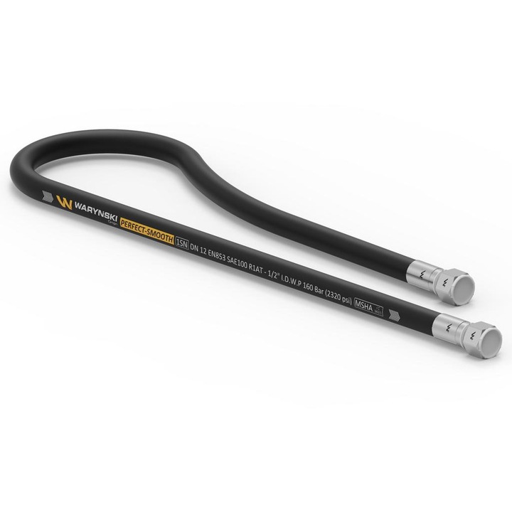 Conducta hidraulica Warynski, 1600mm, DN12, 16MPa, cu sigiliu, rezistenta la flacara