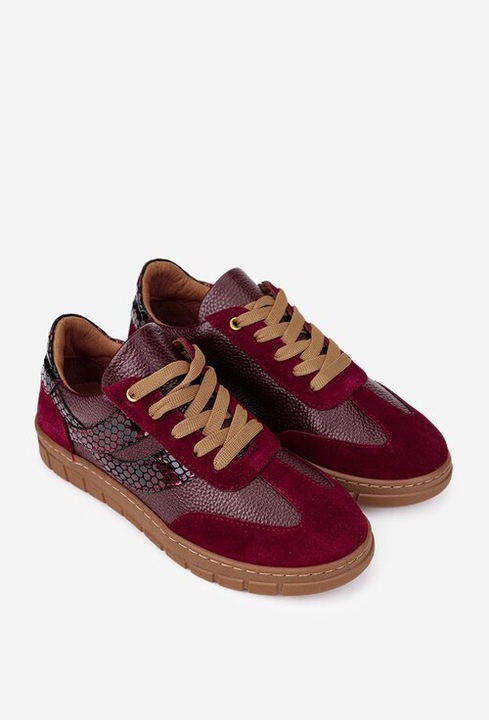 Pantofi dama burgundy, Visiniu