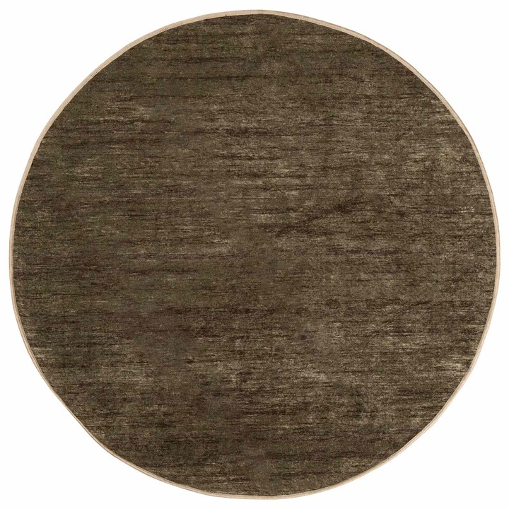 Каса за килим MARSA vidaXL, Леснозелен Ø 120 cm Полиестер и PVC