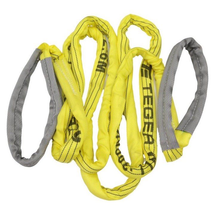 Cablu de remorcare Teger 21T, 6m, mansoane de protectie