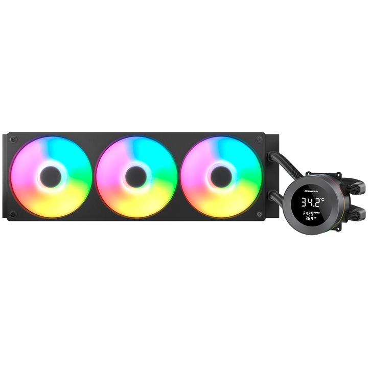 Охладител за процесор COUGAR Poseidon Vistek ARGB 360 AiO Liqu... CGR-PSDVARGB-B-360