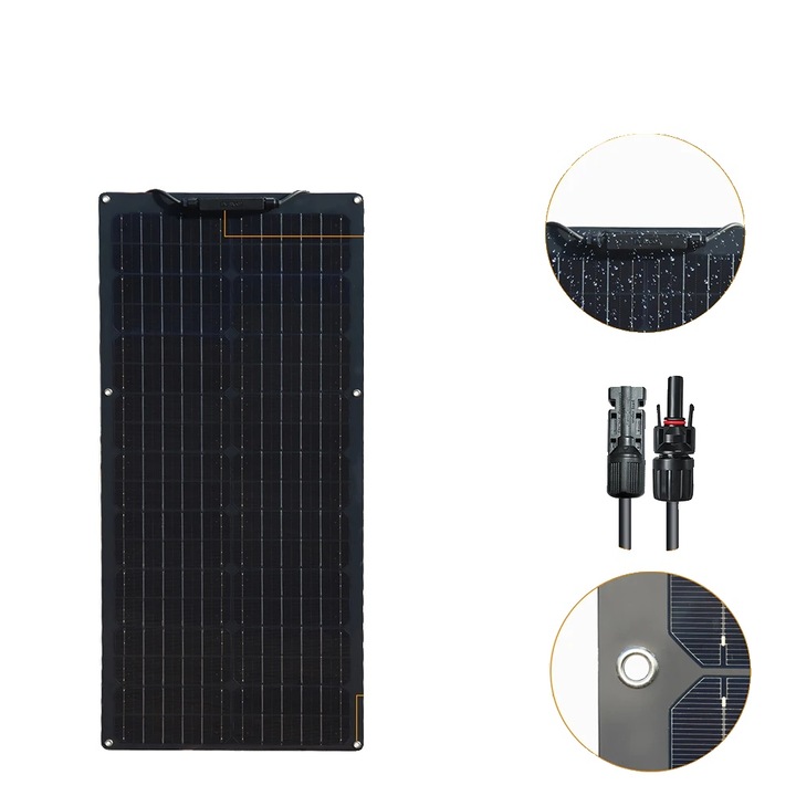 Panou solar flexibil, 50W, 19.8V, dimensiuni 820x370x3mm