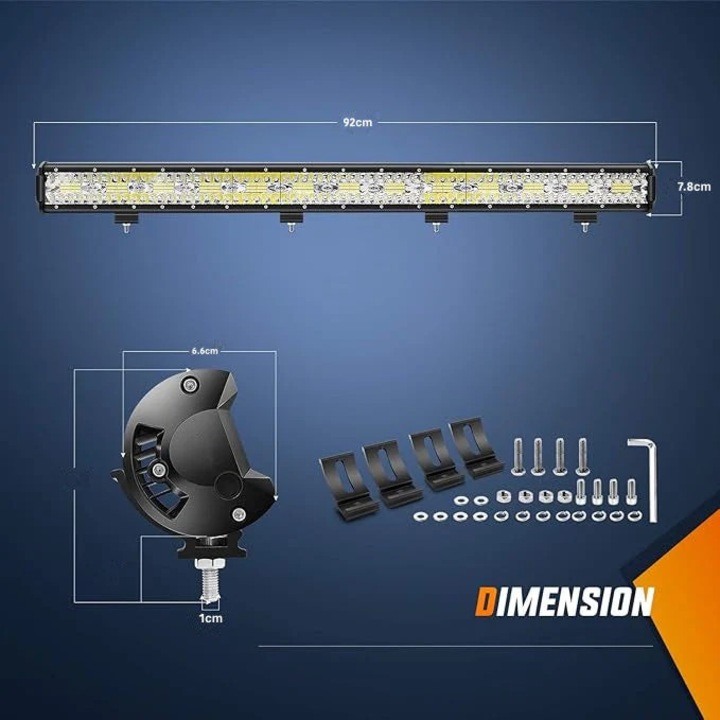 Bara LED Auto Dreapta 127cm 312W Osram – Iluminare Super Luminoasa cu 3 ...
