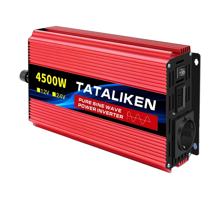 Inverter DC/AC 4500W, 24V, LED Display, 50HZ, set