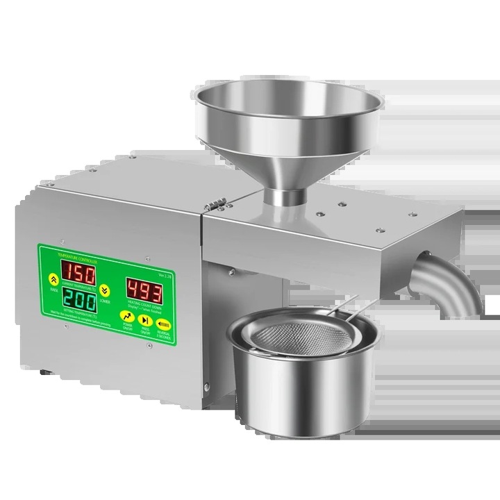 Presa de ulei, R3S, moduri de presare duale, capacitate 500g, inox