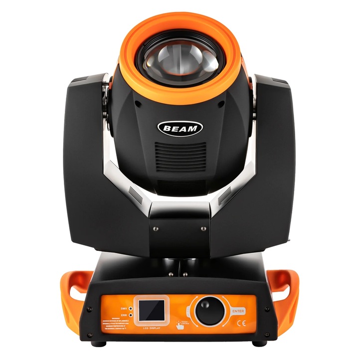 Proiector mobil cu 17 gobos, 14 culori, negru, standard UE