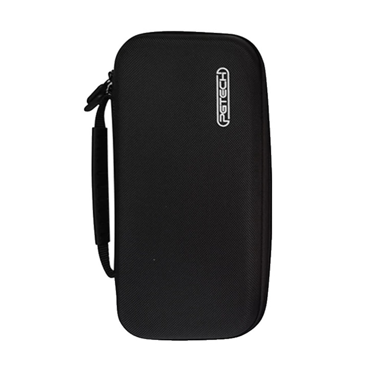 Husa de transport pentru console, design portabil, protectie soc, neagra, 303x163x55mm, capacitate 10 jocuri