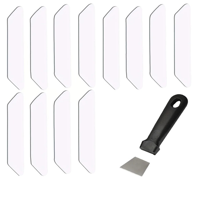 Неплъзгаща се самозалепваща лента, 13 броя, екологична, солиден дизайн