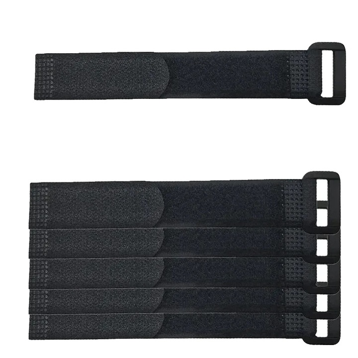 Многократна самозалепваща се велкро лента, комплект 20 броя, 2смx80см