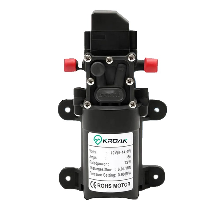 Pompa de apa electrica, 5-6 L/min, presiune maxima 130 PSI, constructie rezistenta la coroziune, utilizare versatila