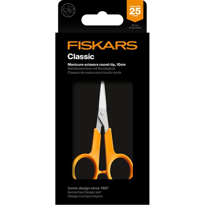 Fiskars Classic manikűr olló, 10 cm