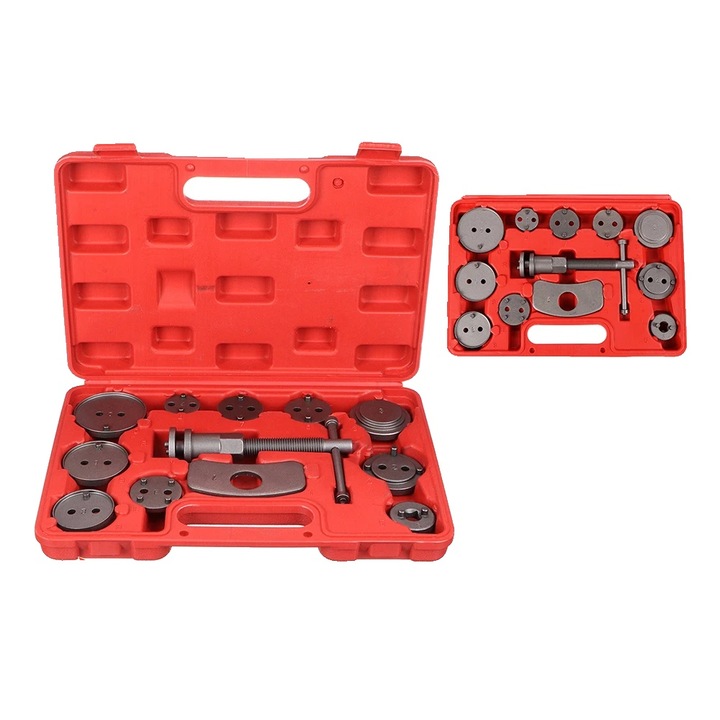 Set unelte pentru etrier de frana, constructie din otel, compresie piston usoara, 10.24x7.09x2.76 in