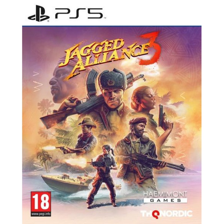Joc PS5 Jagged Alliance 3, PLAION, lupte in tururi, multiplayer cooperativ