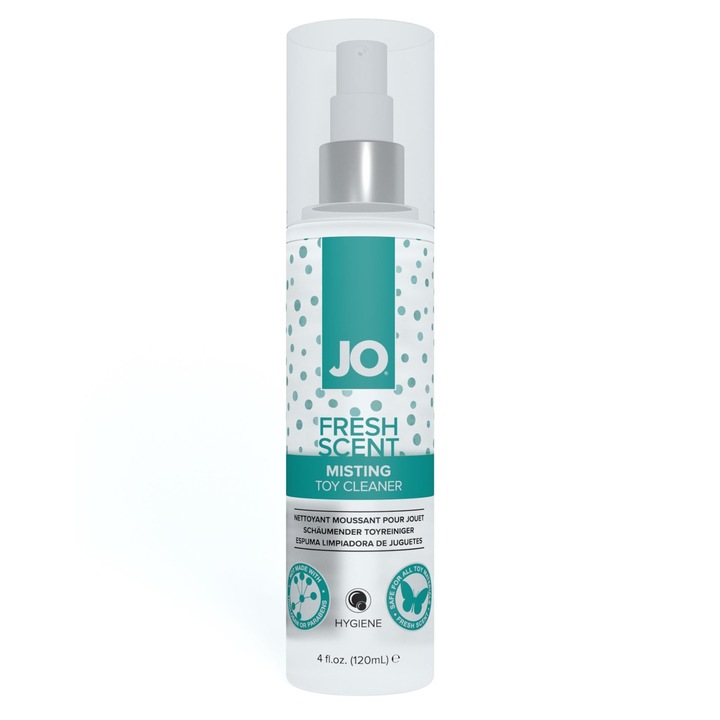 Játék tisztító spray, JO, Misting Toy Cleaner, friss illat, 120 ml