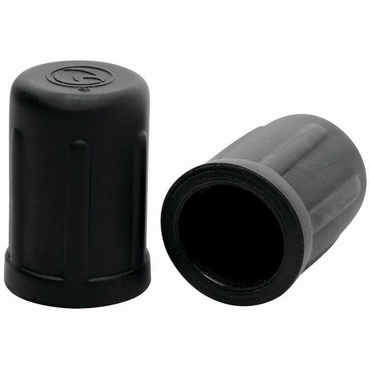 Комплект 2 вендузи за гърди, XR BRANDS, TPE, компактни, черни, 3,8x2,5см