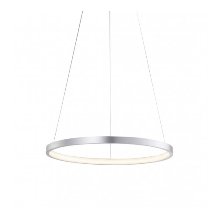 Lustra Leuchten Direkt Circle, 39cm, хром, максимална височина 120см