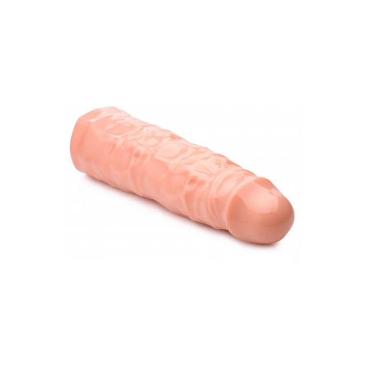 Manson pénisz hosszabbító XR Brands, 7.5 cm, TPE, natúr, 19x7,5cm