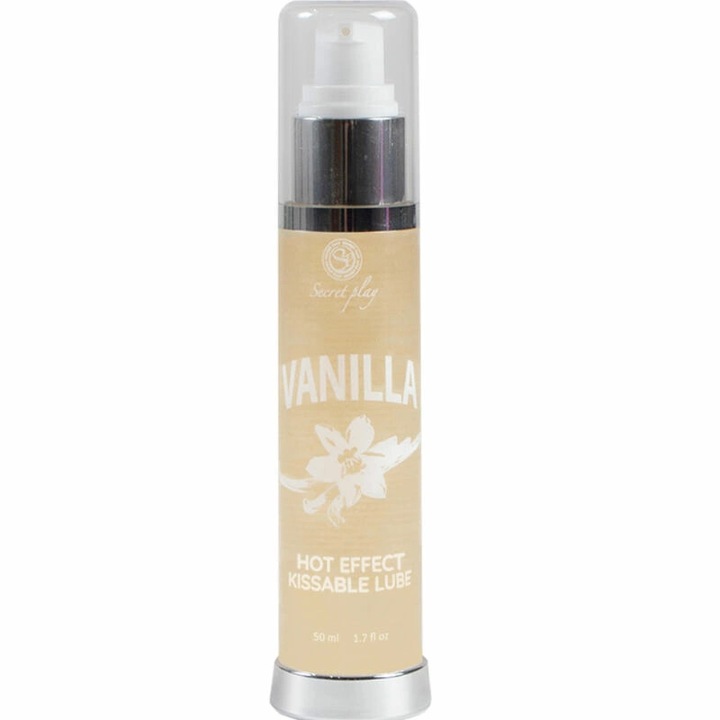 Secret Play 2 az 1-ben síkosító és masszázsolaj, vanília, 50ml