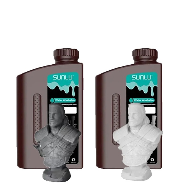 Rasina 3D, Water Wash DG GY, curatare cu apa, timp de intarire rapid, 1 KG