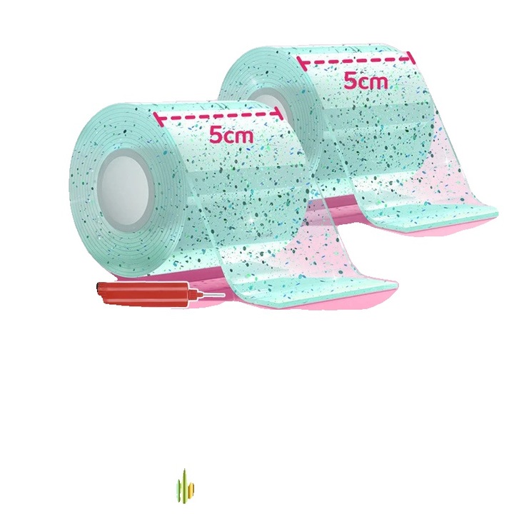 Лепящи ленти, комплект от 2 ролки, 25 мм x 10 м, универсална употреба, нетоксични