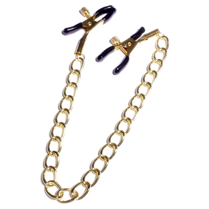 Комплект щипки за зърна, B-серия, метални, гумено покритие, дължина 41 см, тегло 38 г