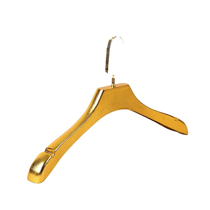 Vállfa készlet ruhákhoz, csúszásmentes kialakítás, tartós anyag, arany, 5 darab